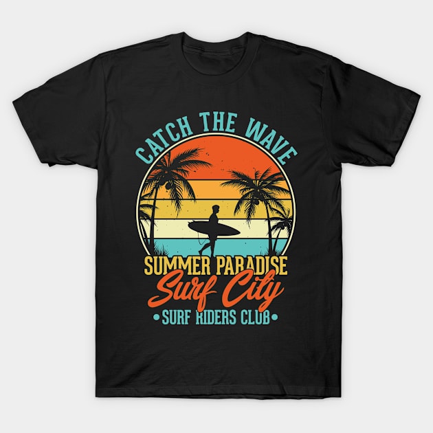 Summer - Catch the wave T-Shirt by Teefold